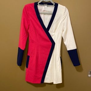 Long sleeve business casual dress